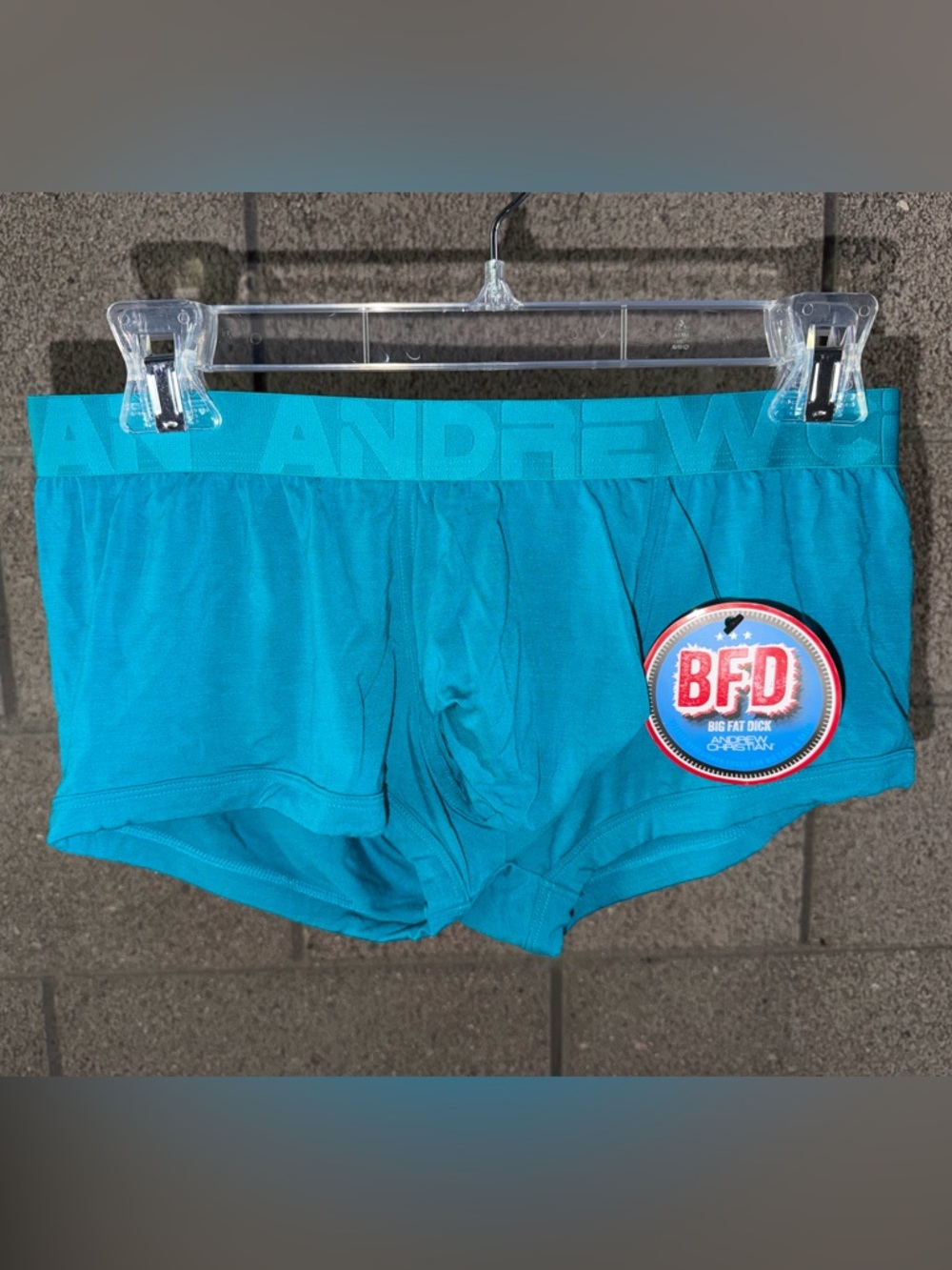 Andrew Christian BFD (Big Fat D*ck) Teal Medium
